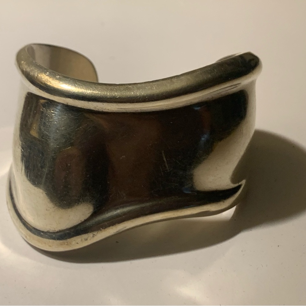 Tiffany & Co. Sterling Silver Bone Cuff Iconic Sculpted Bracelet